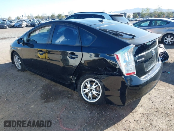 2010 Toyota Prius II with VIN JTDKN3DU3A0121681, listed as a IAAI auction lot 41840218 with 158,644 mi miles and . Bid and sale history available at DreamBid. Image 3.