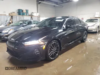 2022 Kia K5 GT with VIN 5XXG44J86NG153745, listed as a Copart auction lot 47541255 with 88,799 mi miles and Salvage Title. Bid and sale history available at carsss.com. Image 1.