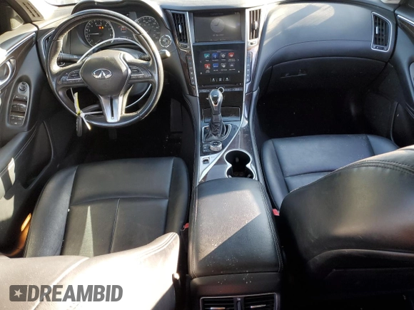 2018 Infiniti Q50 Luxe with VIN JN1EV7AP0JM363553, listed as a Copart auction lot 88481425 with 152,164 mi miles and Salvage Title. Bid and sale history available at DreamBid. Image 8.