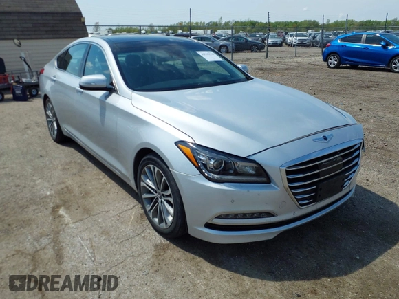 2016 Hyundai Genesis 3.8L z VIN KMHGN4JE9GU135591, wystawiony jako IAAI lot #42100533 z przebiegiem 58 011 mil mil oraz . Historia ofert i sprzedaży dostępna na DreamBid. Obrazek 1.