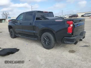 2021 Chevrolet Silverado 1500 LT Trail Boss with VIN 3GCPYFELXMG152978, listed as a Copart auction lot 43568205 with 51,475 mi miles and Salvage Title. Bid and sale history available at DreamBid. Image 2.
