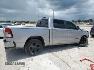 2020 Ram 1500 Big Horn with VIN 1C6SRFFT7LN334558, listed as a Copart auction lot 61487675 with 66,572 mi miles and Salvage title. Bid and sale history available at DreamBid. Image 3.