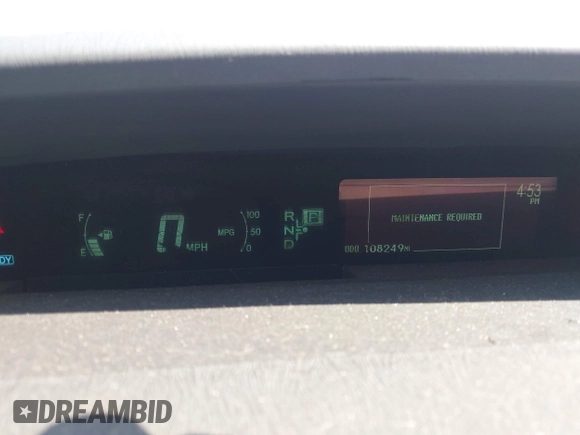 2015 Toyota Prius Four with VIN JTDKN3DU9F0399203, listed as a IAAI auction lot 42024626 with 108,249 mi miles and . Bid and sale history available at DreamBid. Image 7.