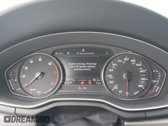 2018 Audi A5 Sportback Premium Plus with VIN WAUBNCF51JA010348, listed as a IAAI auction lot 42158517 with 78,731 mi miles and . Bid and sale history available at DreamBid. Image 7.