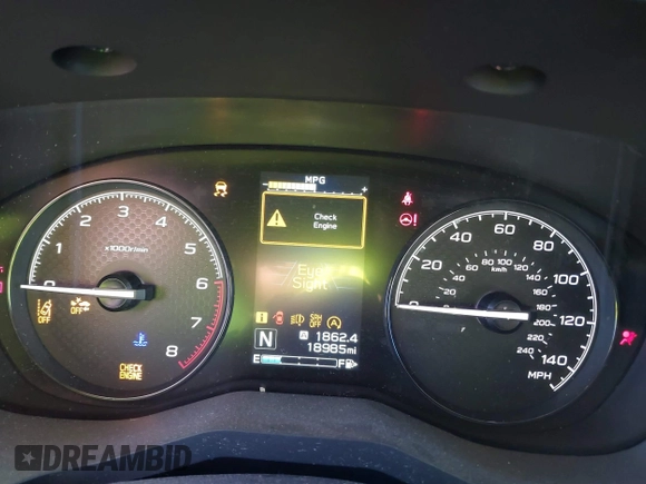 2023 Subaru Forester with VIN JF2SKACC7PH443340, listed as a IAAI auction lot 41031985 with 18,985 mi miles and . Bid and sale history available at DreamBid. Image 7.