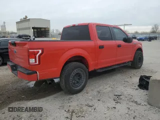 2017 Ford F-150 XL with VIN 1FTEW1EF8HKC90835, listed as a Copart auction lot 50335255 with 353,972 mi miles and Salvage Title. Bid and sale history available at carsss.com. Image 3.