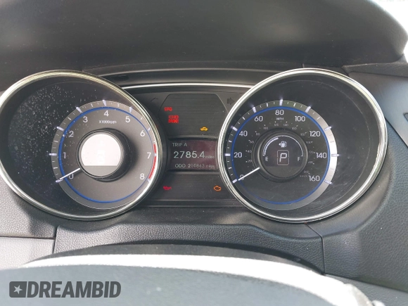 2012 Hyundai Sonata Limited z VIN 5NPEC4AC5CH370901, wystawiony jako IAAI lot #42369650 z przebiegiem 210 863 mil mil oraz . Historia ofert i sprzedaży dostępna na DreamBid. Obrazek 7.