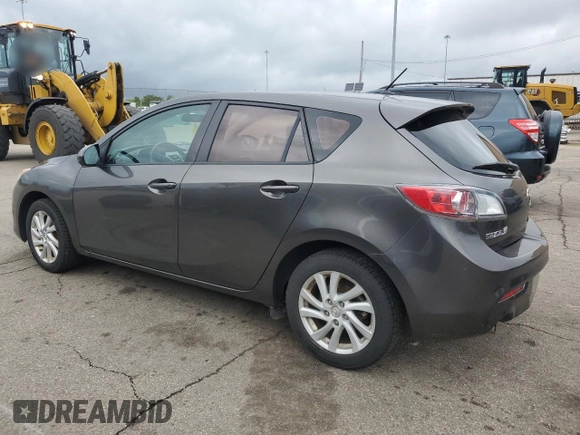 2012 Mazda 3 i Touring with VIN JM1BL1L79C1552450, listed as a Copart auction lot 56544455 with 107,737 mi miles and Salvage title. Bid and sale history available at DreamBid. Image 2.