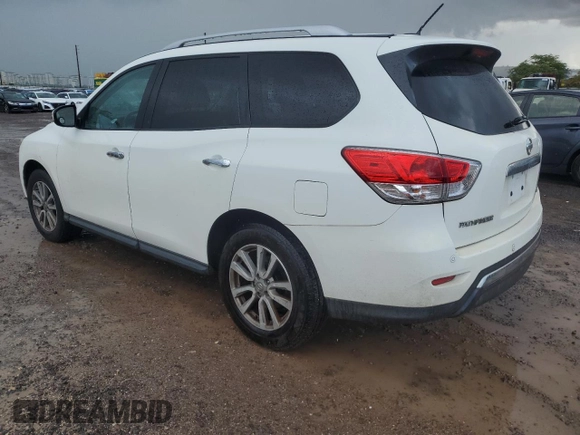 2016 Nissan Pathfinder SV with VIN 5N1AR2MN2GC641599, listed as a Copart auction lot 53649455 with 74,522 mi miles and Clean Title. Bid and sale history available at carsss.com. Image 2.