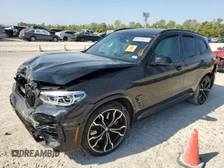 2020 BMW X3 M Competition with VIN 5YMTS0C00L9B27179, listed as a Copart auction lot 66031813 with 51,814 mi miles. Bid and sale history available at carsss.com. Image 1.