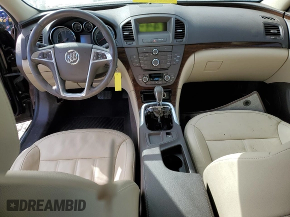 2011 Buick Regal CXL Turbo TO3 with VIN W04GX5GV1B1129123, listed as a Copart auction lot 44267065 with Not provided miles and Salvage title. Bid and sale history available at DreamBid. Image 8.