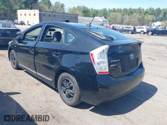 2010 Toyota Prius II with VIN JTDKN3DU7A0024029, listed as a IAAI auction lot 42171940 with 525,490 mi miles. Bid and sale history available at carsss.com. Image 3.