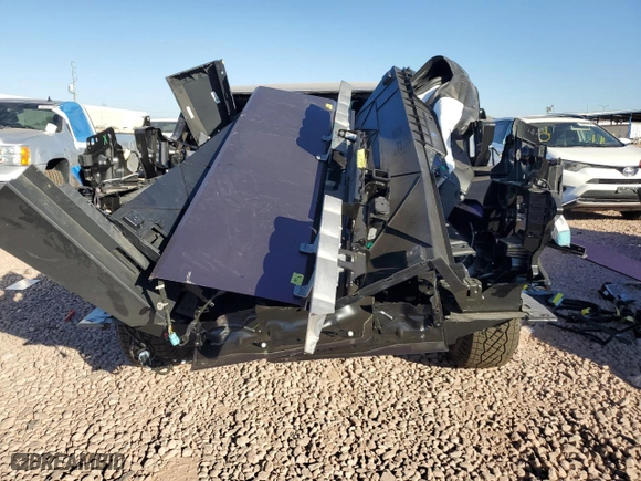 2024 Tesla Cybertruck Cyberbeast with VIN 7G2CEHEE9RA028082, listed as a Copart auction lot 83783394 with NaN miles and Salvage Title. Bid and sale history available at carsss.com. Image 6.