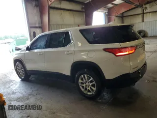 2021 Chevrolet Traverse LS with VIN 1GNERFKW5MJ222976, listed as a Copart auction lot 61166715 with 66,231 mi miles and Salvage title. Bid and sale history available at DreamBid. Image 2.