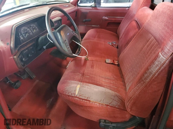 1991 Ford F-150 with VIN 2FTDF15Y0MCB03986, listed as a Copart auction lot 89403545 with 37,829 mi miles and Clean Title. Bid and sale history available at carsss.com. Image 7.