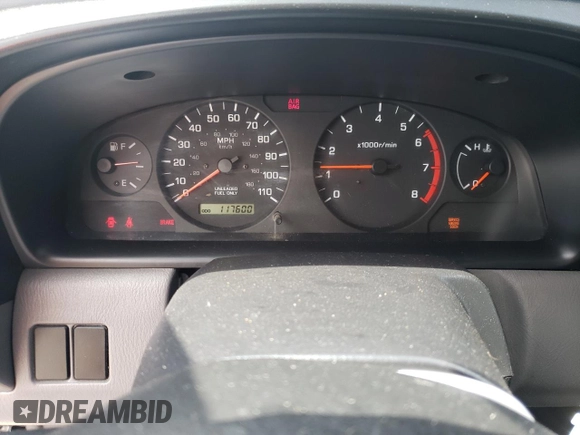 2000 Nissan Frontier XE with VIN 1N6ED27T5YC426456, listed as a Copart auction lot 54411425 with 117,600 mi miles and Salvage title. Bid and sale history available at DreamBid. Image 9.