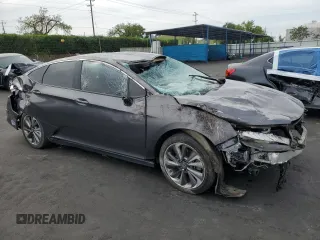2018 Honda Clarity Plug-In Hybrid Touring with VIN JHMZC5F34JC021221, listed as a Copart auction lot 53005295 with 0 mi miles and Salvage Title. Bid and sale history available at carsss.com. Image 4.
