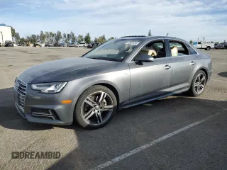 2018 Audi A4 Premium Plus with VIN WAULMAF46JA110075, listed as a Copart auction lot 47299135 with 51,014 mi miles and Salvage Title. Bid and sale history available at carsss.com. Image 1.