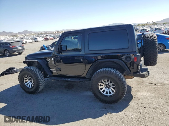 2018 Jeep Wrangler Sport with VIN 1C4GJXAG0JW213206, listed as a Copart auction lot 73032464 with 42,735 mi miles and Salvage Title. Bid and sale history available at DreamBid. Image 2.