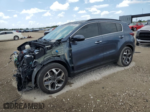 2022 Kia Sportage EX with VIN KNDPN3AC1N7995154, listed as a Copart auction lot 61597465 with 63,626 mi miles and Non repairable. Bid and sale history available at DreamBid. Image 1.
