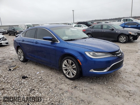 2015 Chrysler 200 Limited with VIN 1C3CCCAB0FN535769, listed as a Copart auction lot 85100004 with 107,886 mi miles and Salvage Title. Bid and sale history available at carsss.com. Image 4.