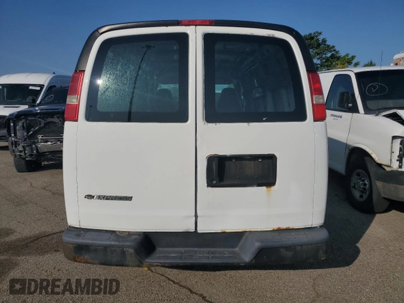 2008 Chevrolet Express Cargo with VIN 1GCFG15X081103619, listed as a Copart auction lot 67984774 with 400,499 mi miles and Clean title. Bid and sale history available at DreamBid. Image 6.