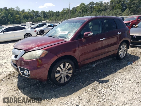 2011 Acura RDX Technology with VIN 5J8TB2H52BA007212, listed as a Copart auction lot 69206534 with 121,030 mi miles and Salvage Title. Bid and sale history available at DreamBid. Image 1.