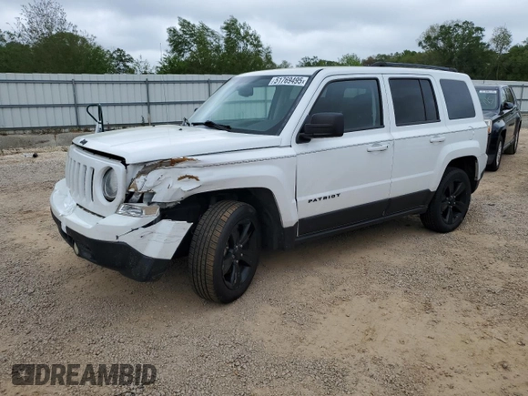 2015 Jeep Patriot Altitude Edition with VIN 1C4NJPBA7FD156748, listed as a Copart auction lot 51769495 with 102,342 mi miles and Salvage Title. Bid and sale history available at carsss.com. Image 1.