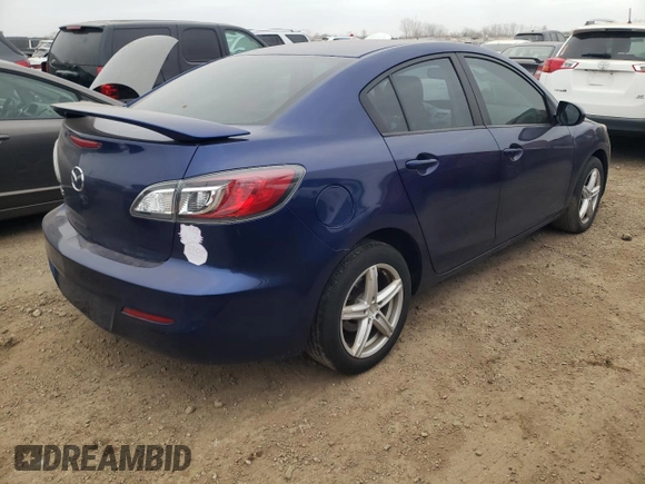 2013 Mazda 3 i Grand Touring with VIN JM1BL1W72D1752552, listed as a Copart auction lot 82160624 with 118,206 mi miles and Salvage Title. Bid and sale history available at carsss.com. Image 3.