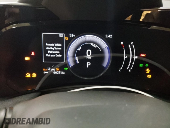 2025 Lexus NX 350h with VIN 2T2AKCEZ2SC037787, listed as a Copart auction lot 79583614 with 6,629 mi miles and Salvage Title. Bid and sale history available at DreamBid. Image 9.