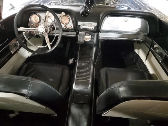 1960 Ford Thunderbird with VIN 0Y71Y188635, listed as a Copart auction lot 49905725 with 1,414 mi miles and Salvage Title. Bid and sale history available at DreamBid. Image 8.