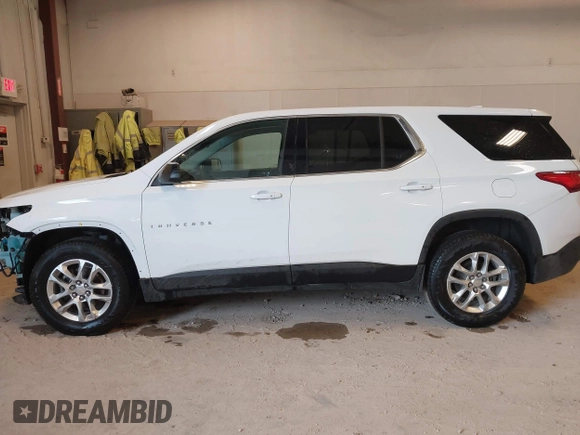 2021 Chevrolet Traverse LS with VIN 1GNERFKW8MJ166905, listed as a IAAI auction lot 42044937 with 96,542 mi miles and . Bid and sale history available at DreamBid. Image 15.