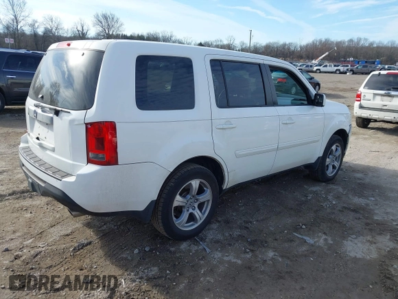 2014 Honda Pilot EX-L with VIN 5FNYF3H59EB003409, listed as a IAAI auction lot 41666126 with 170,658 mi miles. Bid and sale history available at carsss.com. Image 4.