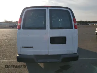 2019 Chevrolet Express Cargo with VIN 1GCWGAFP9K1175974, listed as a Copart auction lot 76817054 with 84,623 mi miles and Salvage title. Bid and sale history available at DreamBid. Image 6.