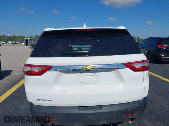 2021 Chevrolet Traverse LS with VIN 1GNERFKW0MJ240592, listed as a IAAI auction lot 42310680 with 59,986 mi miles and . Bid and sale history available at DreamBid. Image 16.