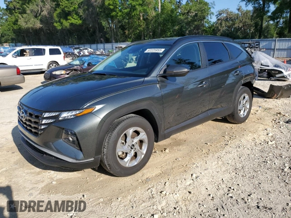 2022 Hyundai Tucson SEL with VIN 5NMJB3AE1NH121735, listed as a Copart auction lot 52225955 with 43,952 mi miles and Salvage Title. Bid and sale history available at carsss.com. Image 1.