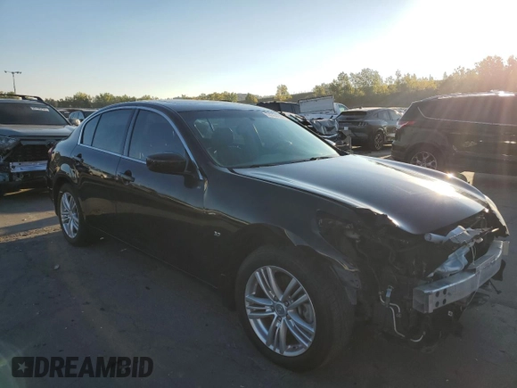 2015 Infiniti Q40 with VIN JN1CV6AR8FM524497, listed as a Copart auction lot 74764554 with 83,989 mi miles and Salvage Title. Bid and sale history available at carsss.com. Image 4.