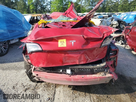 2023 Tesla Model 3 z VIN 5YJ3E1EAXPF448909, wystawiony jako Copart lot #53262405 z przebiegiem Nie podano mil oraz Szkoda całkowita • Salvage title. Historia ofert i sprzedaży dostępna na DreamBid. Obrazek 6.