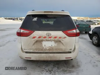 2017 Toyota Sienna LE with VIN 5TDJZ3DC2HS183152, listed as a Copart auction lot 88804605 with 221,348 mi miles and Salvage Title. Bid and sale history available at carsss.com. Image 6.