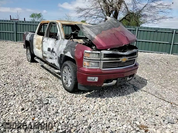 2014 Chevrolet Silverado 1500 High Country with VIN 3GCUKTECXEG406631, listed as a Copart auction lot 51078985 with Not Provided miles and Non Repairable. Bid and sale history available at DreamBid. Image 10.