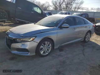 2018 Honda Accord Sedan LX 1.5T with VIN 1HGCV1F12JA153982, listed as a Copart auction lot 44234035 with NaN miles and Salvage Title. Bid and sale history available at carsss.com. Image 1.