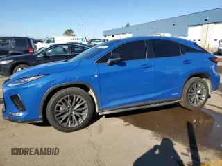 2022 Lexus RX with VIN 2T2YGMDA4NC087161, listed as a Copart auction lot 41427235 with 32,027 mi miles and Clean Title. Bid and sale history available at carsss.com. Image 1.