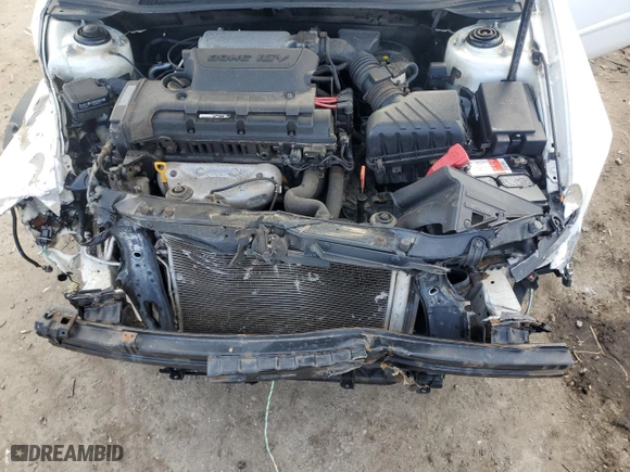 2009 Kia Spectra EX with VIN KNAFE222895664646, listed as a Copart auction lot 86685524 with 186,778 mi miles and Salvage Title. Bid and sale history available at carsss.com. Image 12.