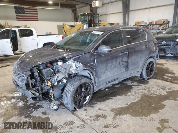 2022 Kia Sportage LX with VIN KNDPMCAC2N7965440, listed as a Copart auction lot 46082405 with 44,592 mi miles and Salvage Title. Bid and sale history available at DreamBid. Image 1.