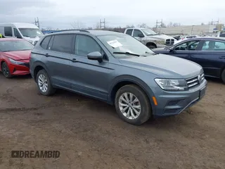 2020 Volkswagen Tiguan S with VIN 3VV0B7AX8LM146955, listed as a IAAI auction lot 41723537 with 55,816 mi miles and . Bid and sale history available at DreamBid. Image 1.