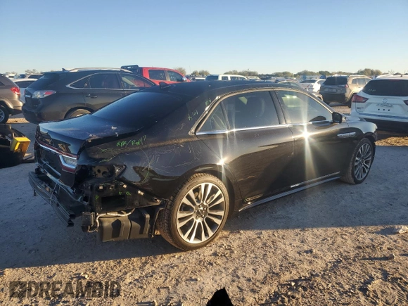 2020 Lincoln Continental Standard with VIN 1LN6L9PK6L5608671, listed as a Copart auction lot 84509514 with 39,693 mi miles and Salvage Title. Bid and sale history available at carsss.com. Image 3.