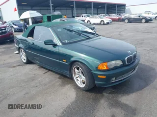 2001 BMW 3 Series 330Ci with VIN WBABS53411JU81299, listed as a IAAI auction lot 42062965 with 202,850 mi miles and . Bid and sale history available at carsss.com. Image 1.