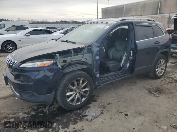 2016 Jeep Cherokee Limited z VIN 1C4PJMDB2GW263967, wystawiony jako Copart lot #41843195 z przebiegiem 101 553 mil mil oraz Szkoda całkowita • Salvage title. Historia ofert i sprzedaży dostępna na DreamBid. Obrazek 1.