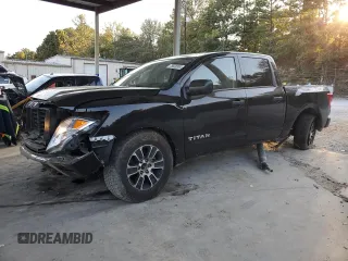 2022 Nissan Titan SV with VIN 1N6AA1EC6NN104025, listed as a Copart auction lot 75838304 with 60,312 mi miles and Salvage title. Bid and sale history available at DreamBid. Image 1.