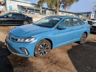 2025 Volkswagen Jetta S with VIN 3VW5X7BU2SM035520, listed as a Copart auction lot 60474935 with 4,199 mi miles and Salvage title. Bid and sale history available at DreamBid. Image 1.